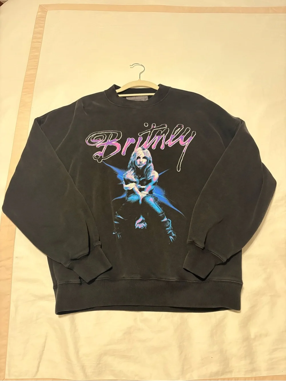 Abercrombie & Fitch Black Britney Graphic Crewneck Sweatshirt